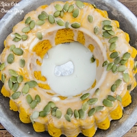 Pumpkin Spice Cake with Cream Cheese Glaze