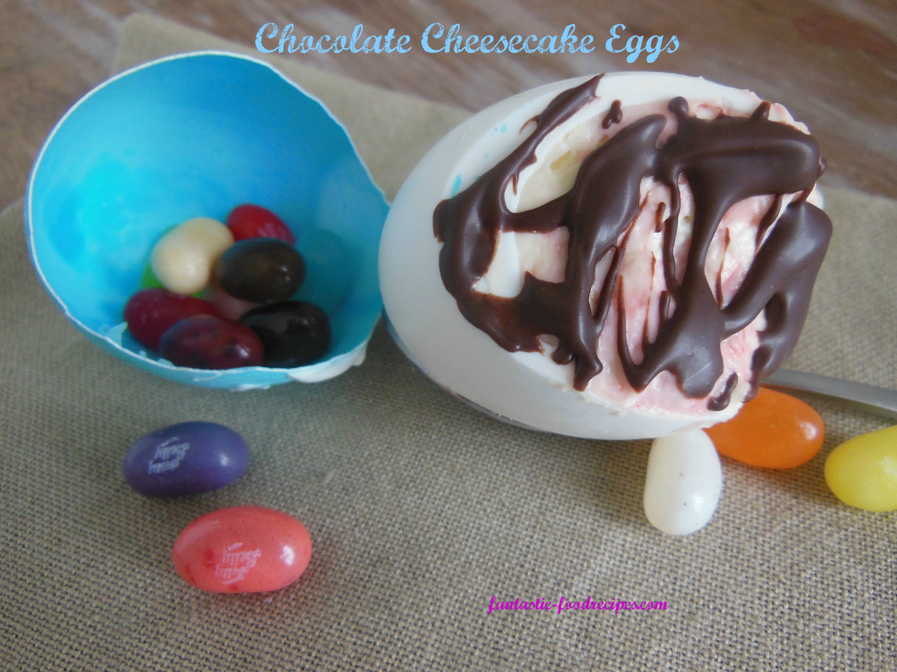 Chocolate Cheesecake Eggs for Easter Time