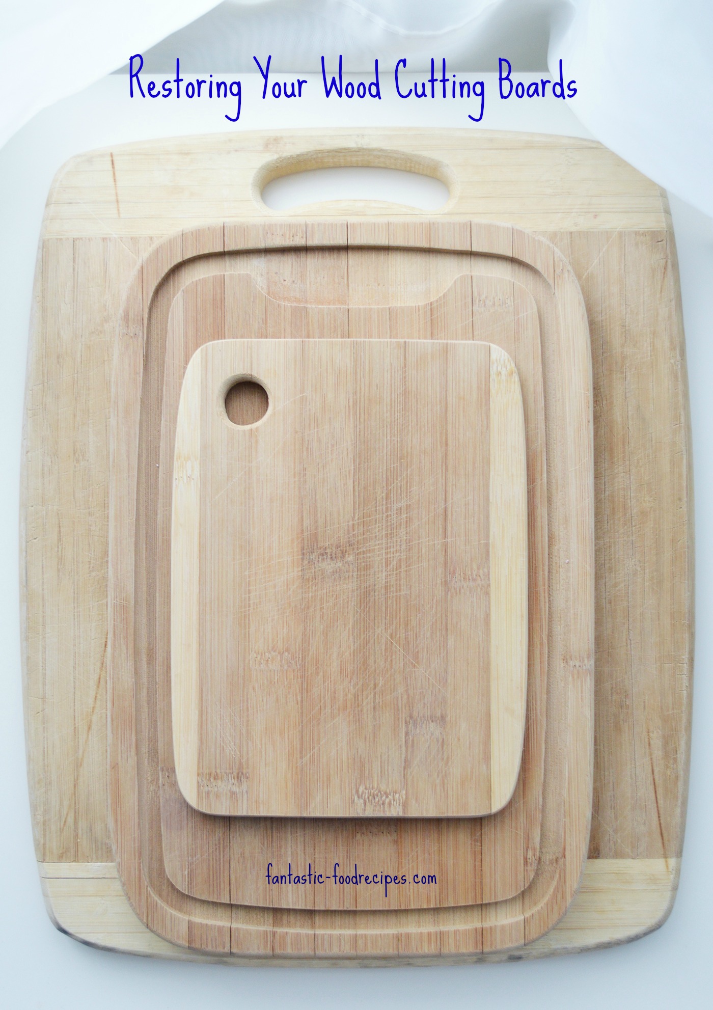 Restoring Your Wood Cutting Boards