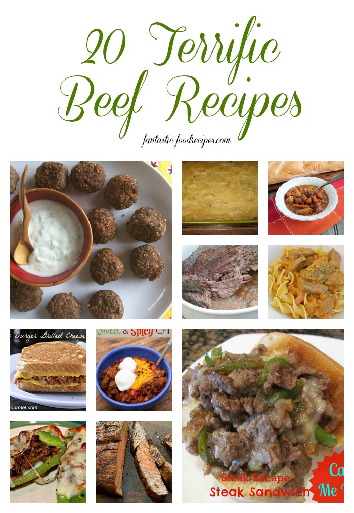 20 Terrific Beef Recipes