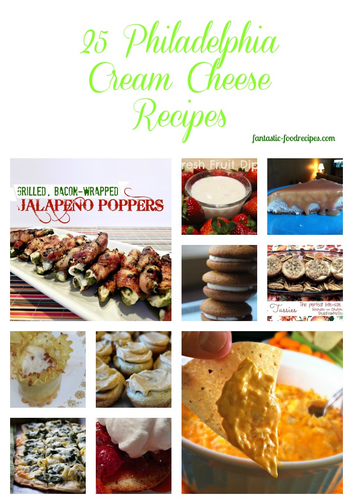 25 Philadelphia Cream Cheese Recipes Fantastic Food Recipes