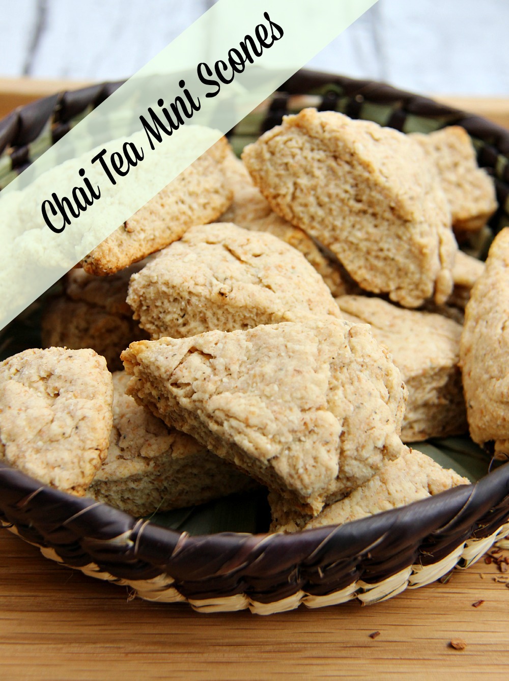 Chai Tea Mini Scones