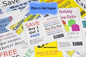 where to find coupons