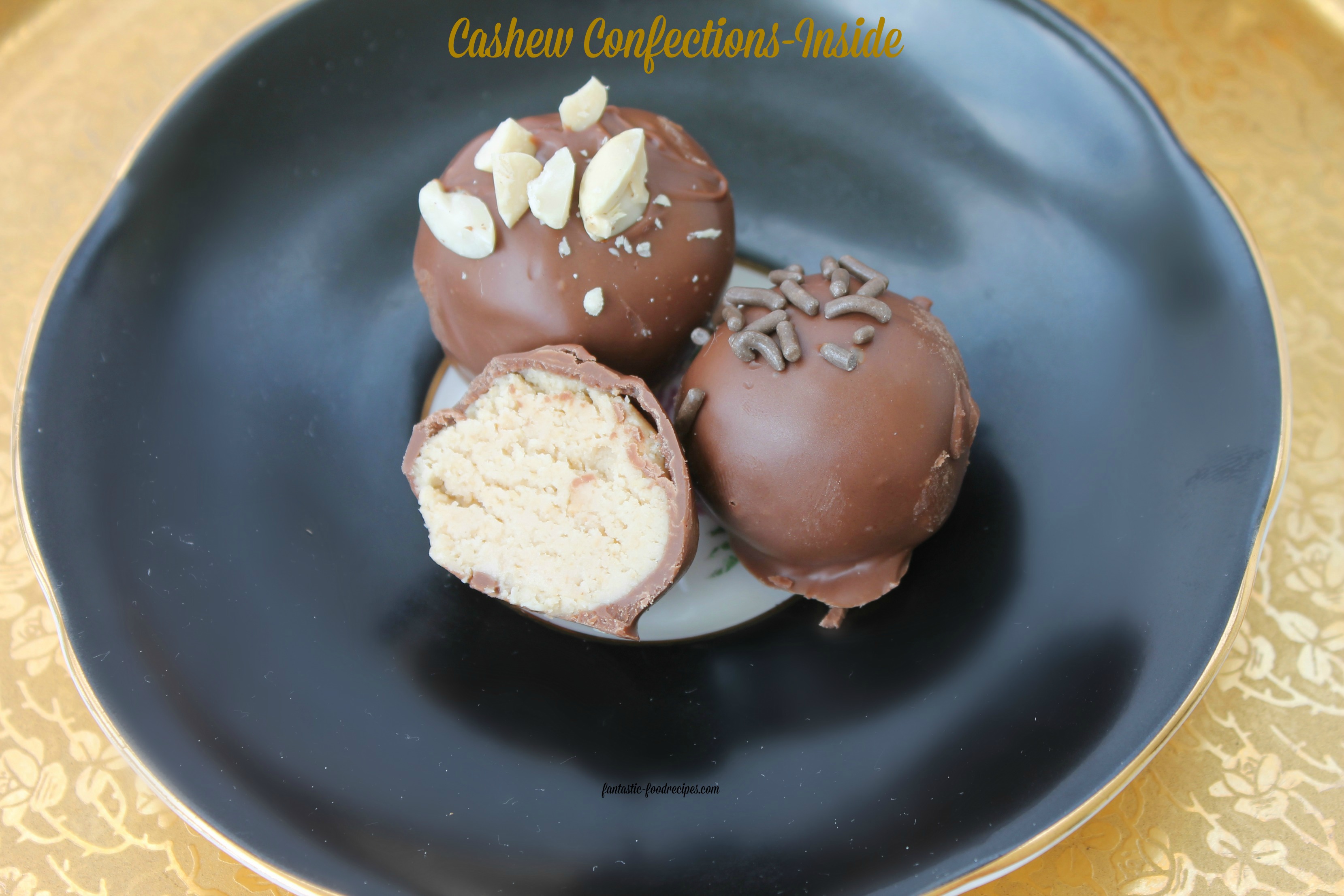 Cashew Confections close insides