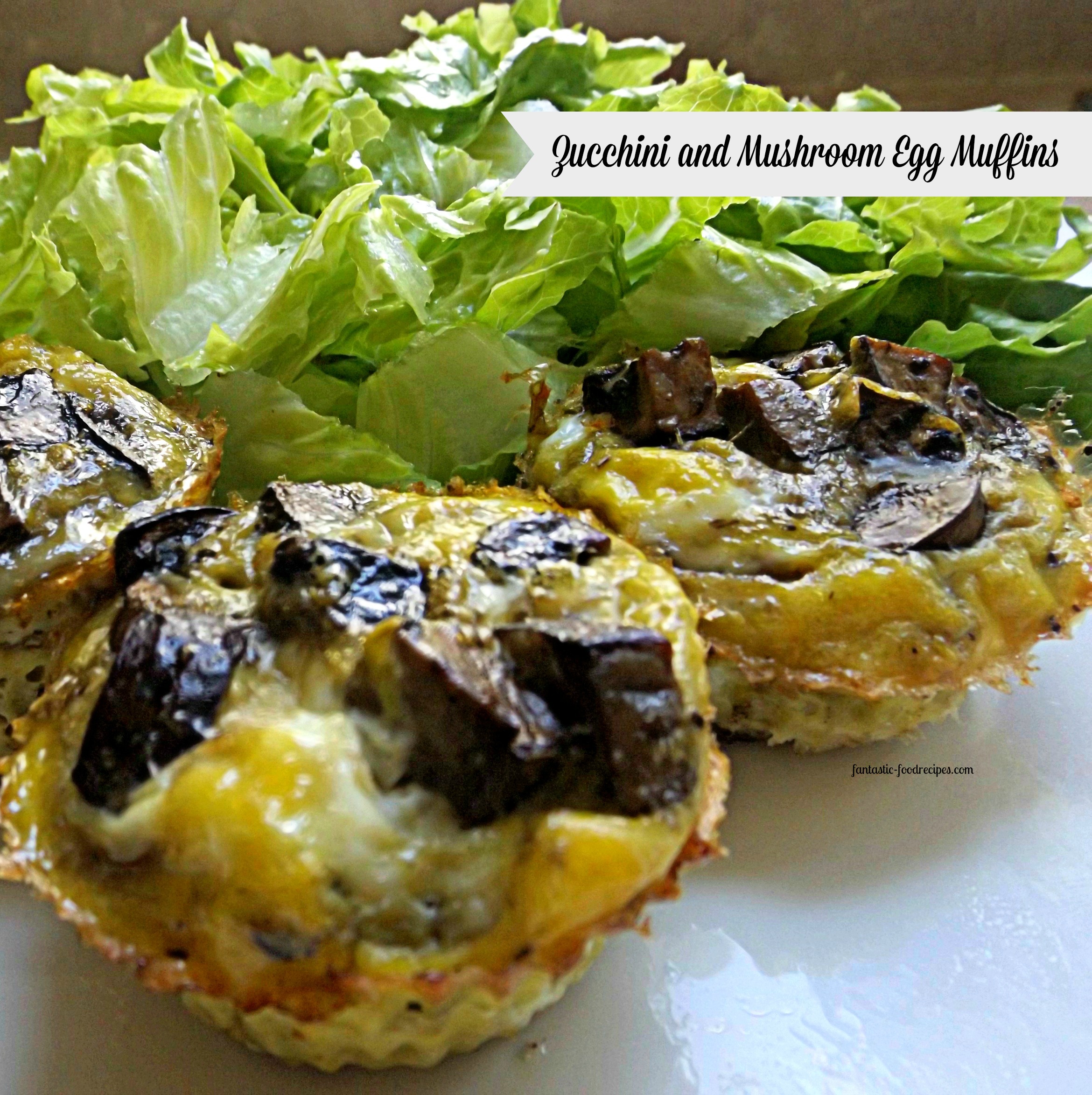 Zucchini and Mushroom Egg Muffins 5555