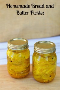Homemade Bread and Butter Pickles