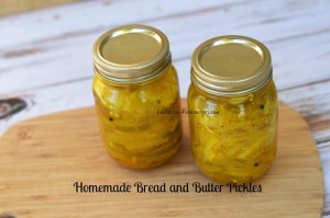 Homemade Bread and Butter Pickles 2