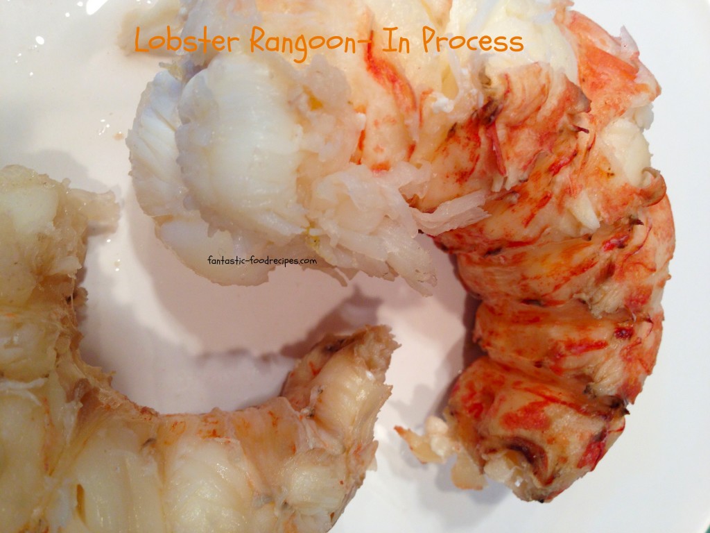 Lobster Rangoon- In Process 2