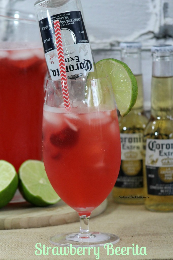 Strawberry Margarita-Beerita