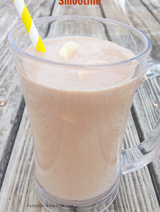 Chocolate Peanut Butter Banana Smoothie