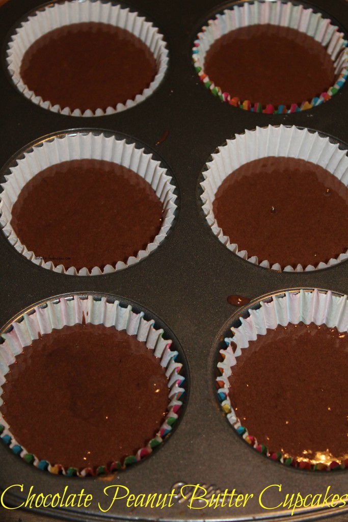 Chocolate Peanut Butter Cupcakes