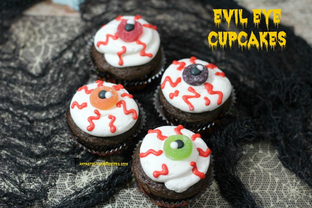 Evil Eye Cupcakes