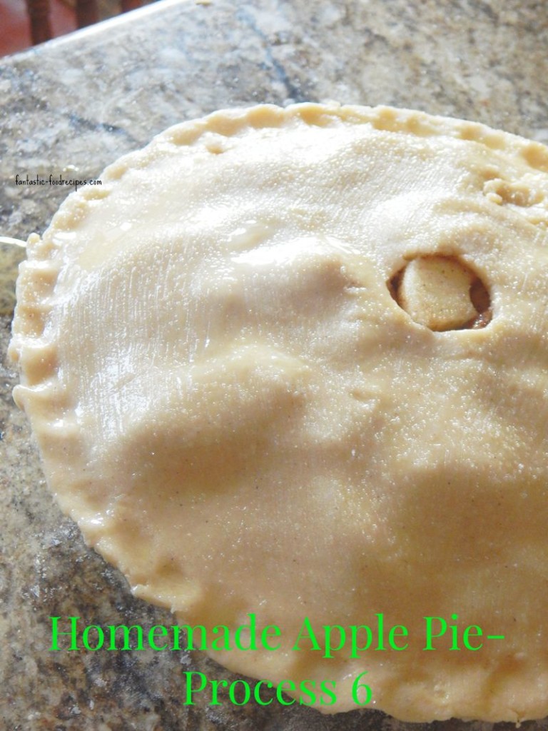 Homemade Apple Pie- Process 6