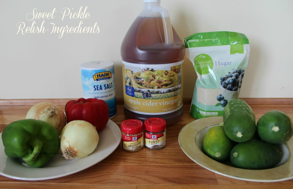 Sweet Pickle Relish-Ingredients