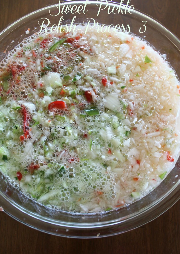 Sweet Pickle Relish- Process 3