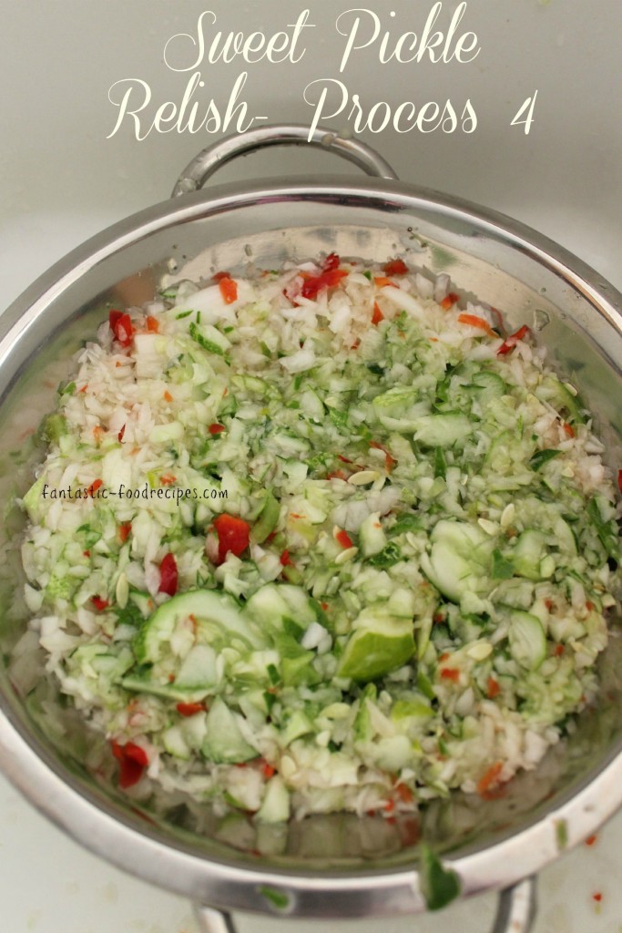 Sweet Pickle Relish-Process 4