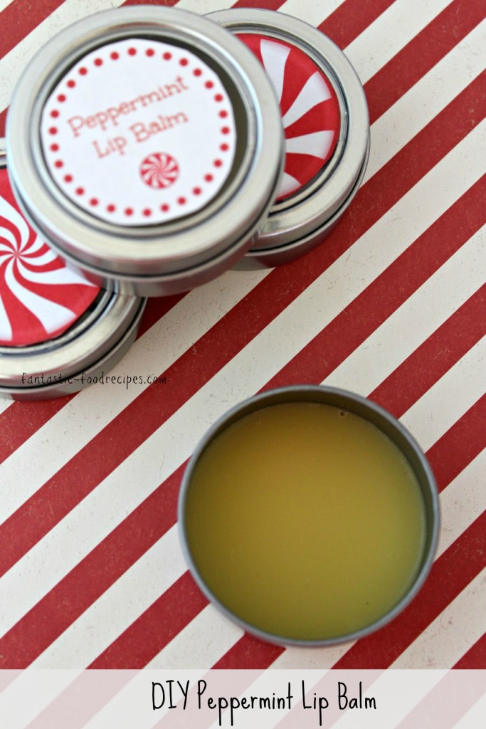 DIY Homemade Peppermint Lip Balm