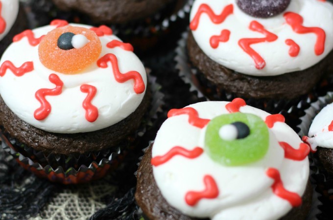 Evil Eye Cupcakes