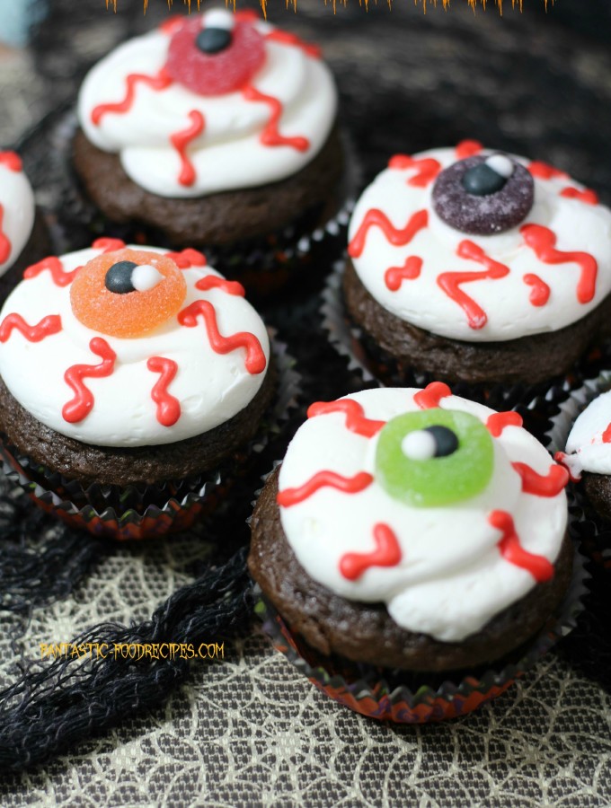 Evil Eye Cupcakes