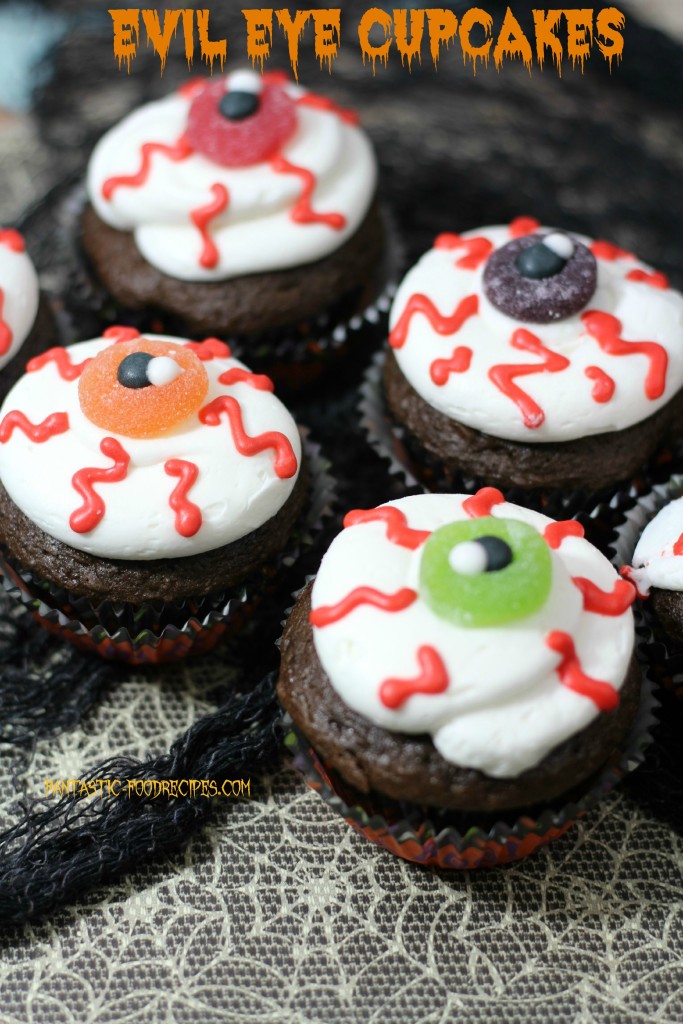 Evil Eye Cupcakes