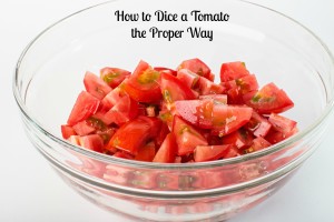 how to dice a tomato