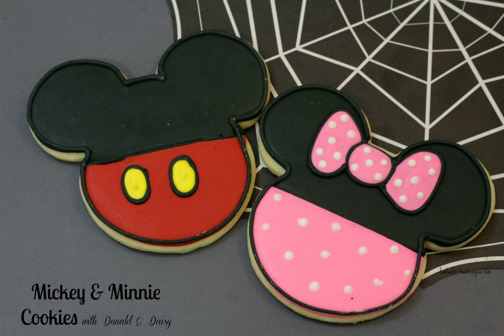 Mickey & Minnie Cookies with Donald & Daisy.