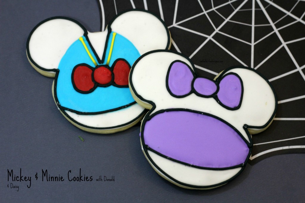 Mickey & Minnie Cookies with Donald & Daisy