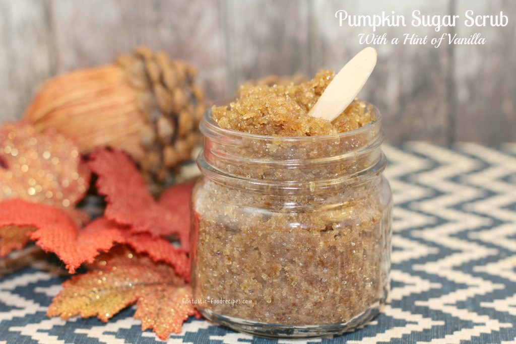 Pumpkin Sugar Scrub with a Hint of Vanilla