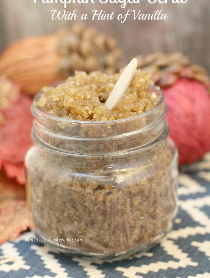 Fall Pumpkin Sugar Scrub with a Touch of Vanilla