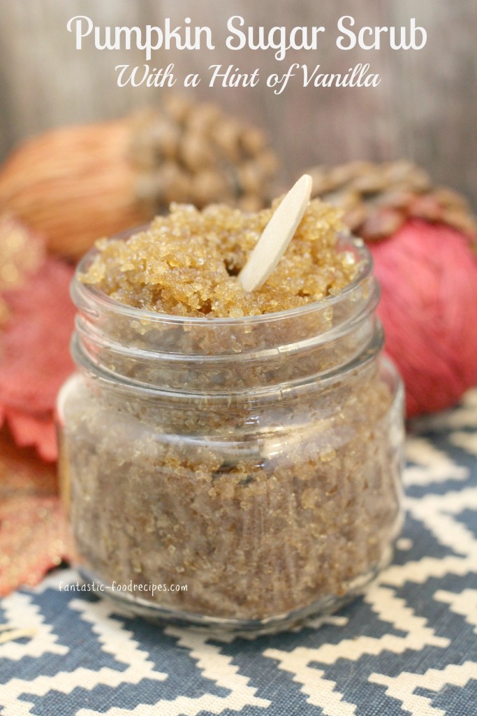 Pumpkin Sugar Scrub with a Hint of Vanilla