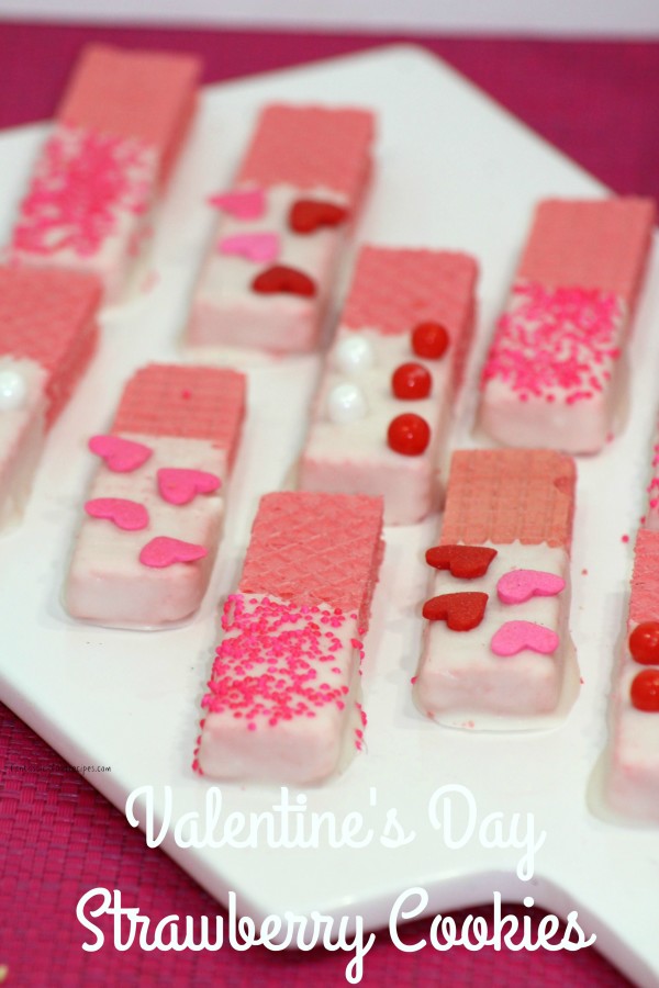 Valentine's Day Strawberry Cookies