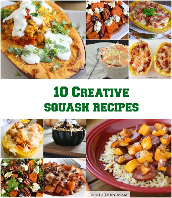 10 Creative Squash Recipes