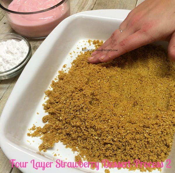 -Four Layer Strawberry Dessert PROCESS 2