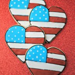 Patriotic Heart Cookies