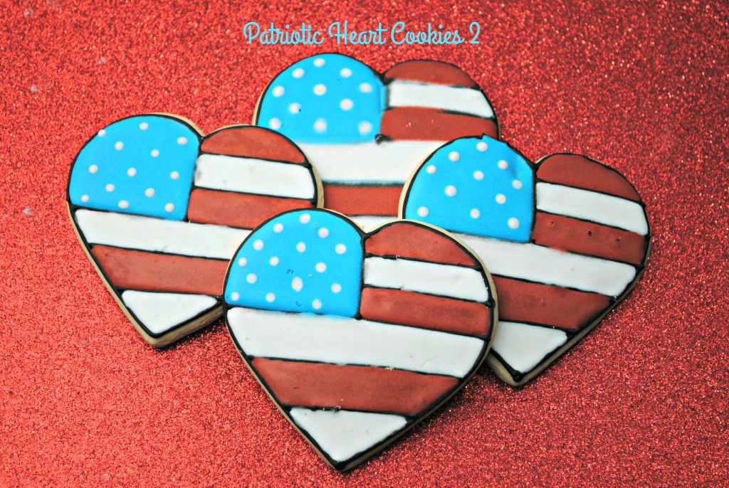 Patriotic Heart Cookies 2