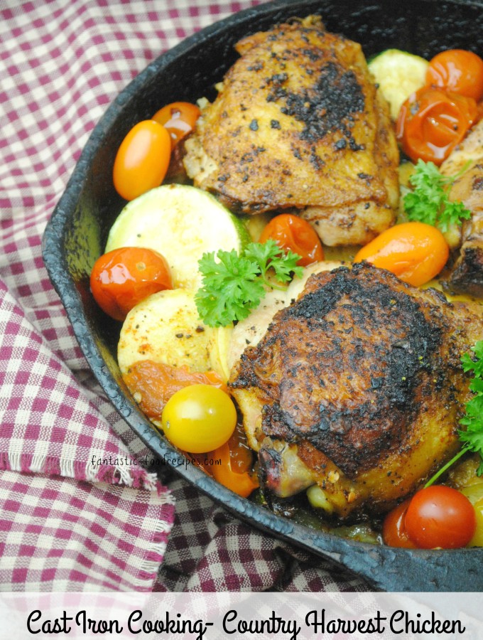 Cast Iron Cooking- Country Harvest Chicken