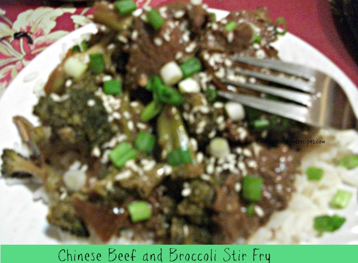 Chinese Beef and Broccoli Stir Fry