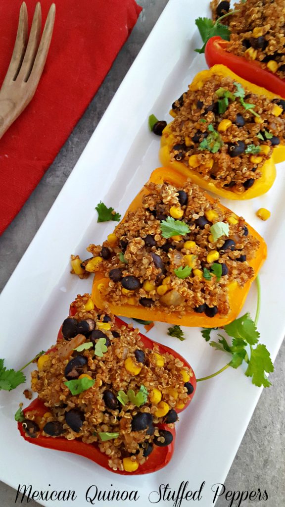 Mexican Quinoa Stuffed Peppers 2