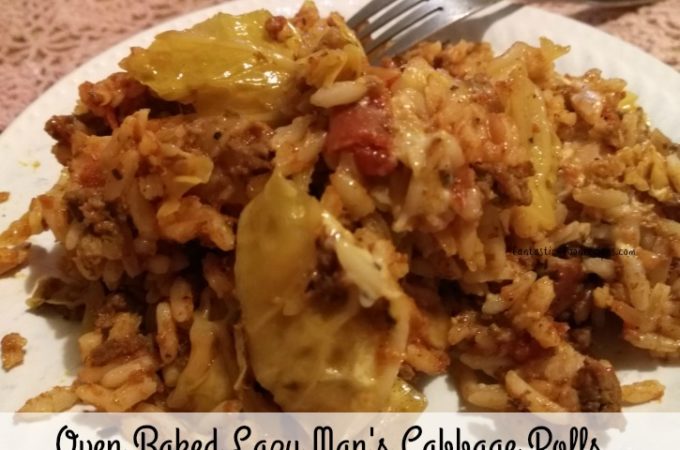 Oven Baked Lazy Man's Cabbage Rolls- Finished