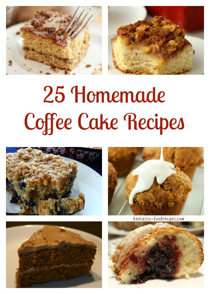 25 Homemade Coffee Cake Recipes