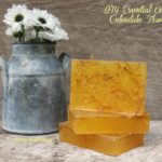 DIY Essential Oil Soothing Calendula Flower Soap 1