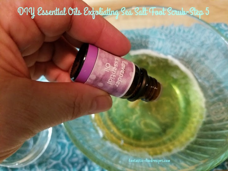 DIY Essential Oils Exfoliating Sea Salt Foot Scrub- Step 4 RD