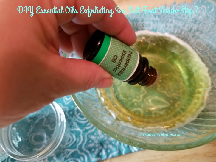 DIY Essential Oils Exfoliating Sea Salt Foot Scrub-Step 7 RD