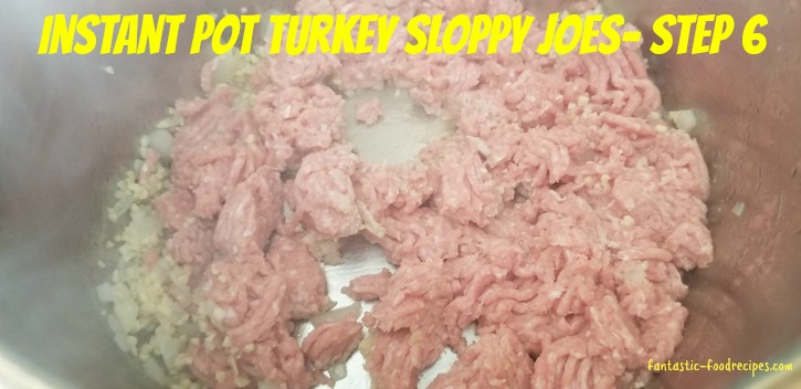 Instant Pot Turkey Sloppy Joes Step 6