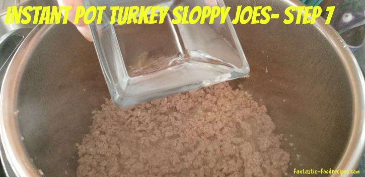 Instant Pot Turkey Sloppy Joes Step 7