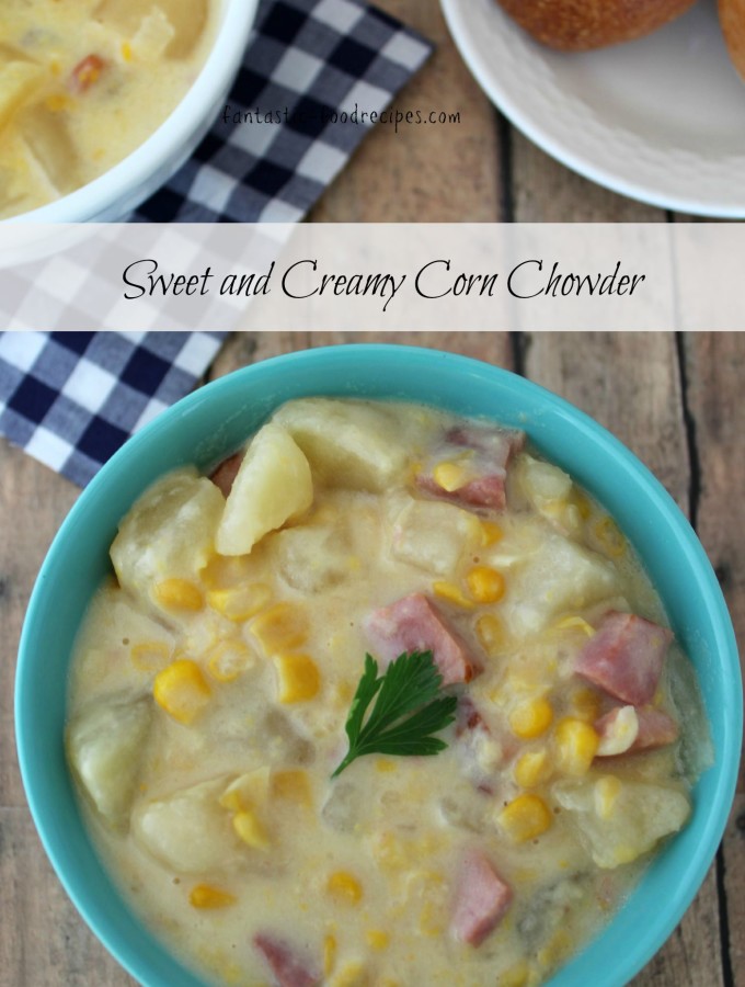 Sweet & Creamy Crockpot Corn Chowder