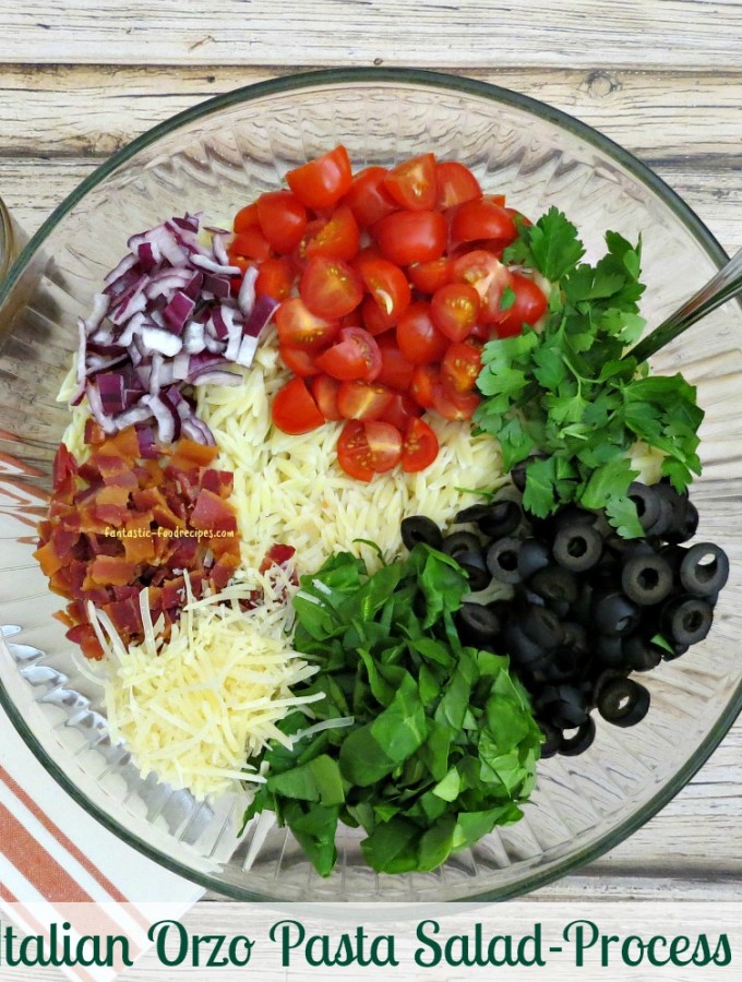 Italian Orzo Pasta Salad